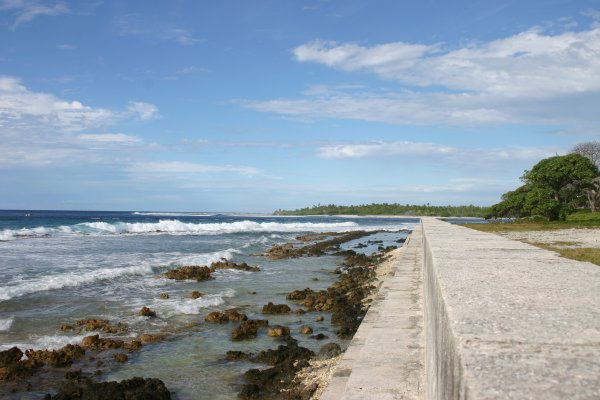 Water front Makemo atoll.